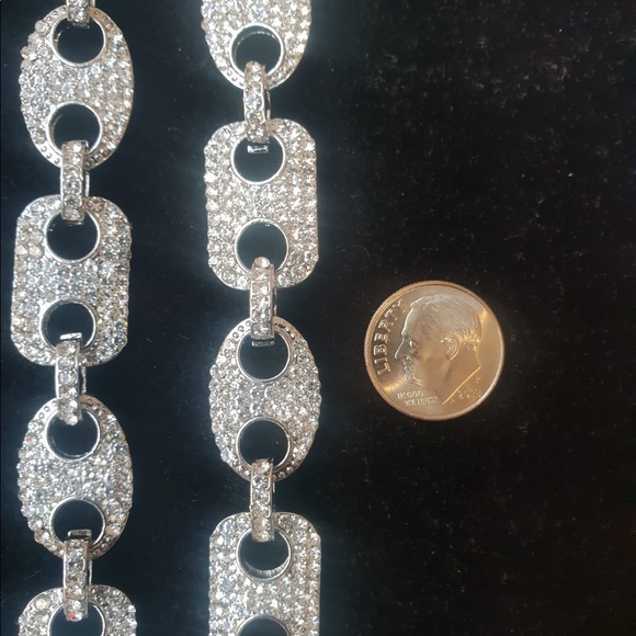 Men’s Mariner Gold Silver Gucci Link Chain - Picture 2 of 4